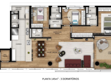 PLANTA 145 M -03 DORMITRIOS